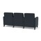 Lesro Siena Lounge Reception 3 Seat Tandem Seating, Black, RS Night Sky Upholstery SN3103 - alternate 3